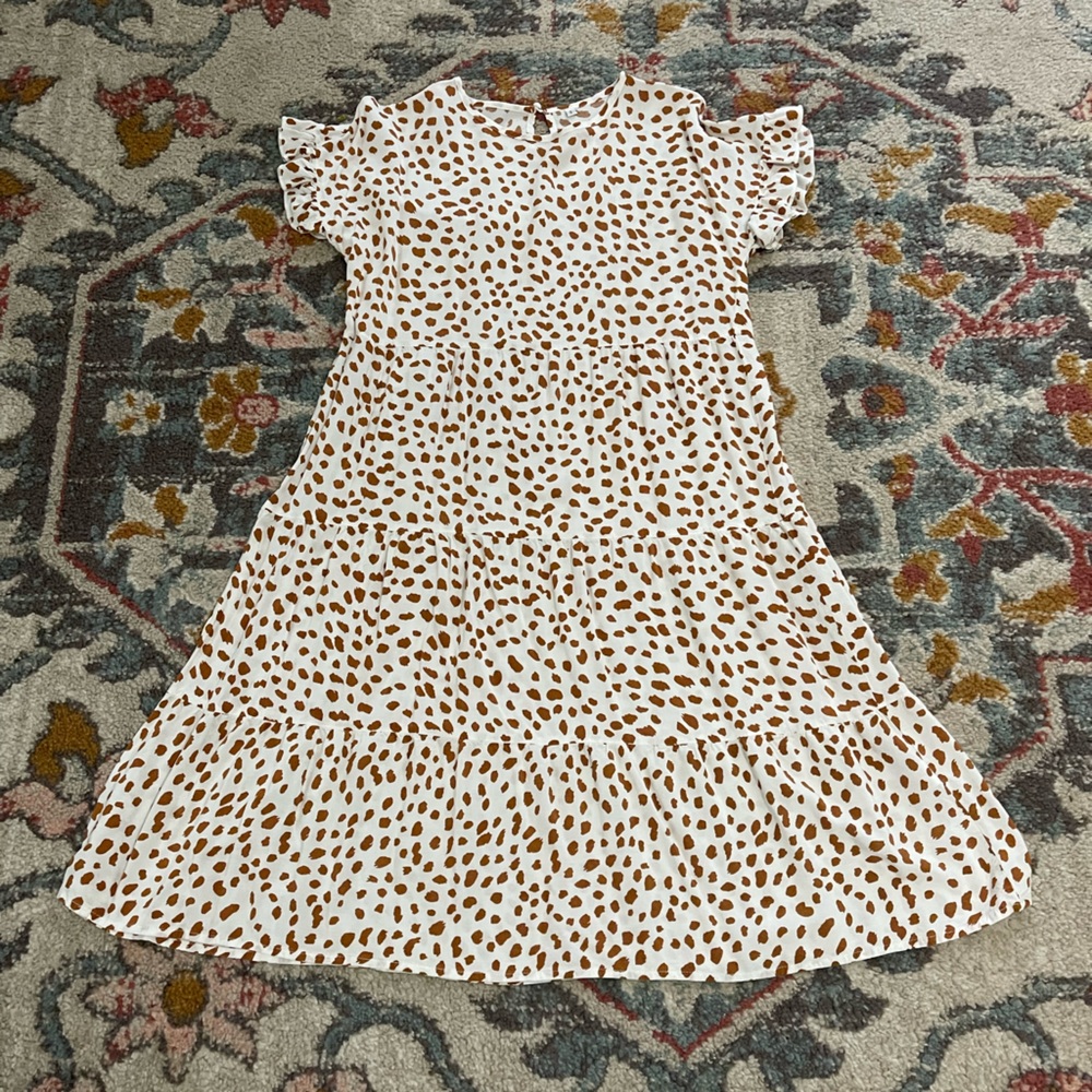 Cheetah Leopard print dress - size small